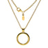 FANDOLA Necklaces 100% 925 Sterling Silver Jewelry Shine Floating Locket Necklaces for Women DIY Petite Charms Jewelry