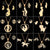 RINHOO Mom Love Horse Rose Flower Gold Color Stainless Steel Sets For Women Necklace Earrings Jewelry Set Mother's Day Jewelry