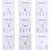 VKME Korean version necklace earrings set jewelry NE+EA women's earrings necklace new 2019 party gift
