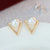 Hot Sale Trendy Nickel Free Earrings Fashion Jewelry 2019 Pearl Earrings For Women Brincos Oorbellen Cute Triangle Stud Earrings