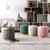 Luxury Nordic Fabric Macaron Color Dressing Stool  Change Shoes Small Sofa Fashion Living Room 45*38cm