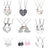 2 pieces / set Fashion Best Friend Stitching Pendant Necklace Rainbow Broken Heart Necklace Female Children BFF Friendship Gift