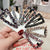 Fashion Girl Hair Claw Geometric Imitation Pearl Hairpin Crab Retro Heart Shape Crystal Hair Clips Hair Accessories For Women