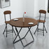 Folding table stall simple household small family round table portable square contracted small round table for dinner