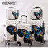 CHENGZHI 14"20"24" Inch Fashion butterfly  Rolling Luggage Sets Spinner Suitcase Wheels Carry On Travel Bags