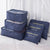 Mara's Dream 6pcs Polyester Packing Cube Women Travel Bag Waterproof Luggage Clothes Tidy Pouch Organizer Large Capacity Durable