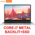 15.6 Inch Intel i7 Laptop 8GB/16GB RAM 512GB 1TB HDD Metal Body 1080P Windows 10 layout Keyboard Dual Band WiFi Gaming Laptop