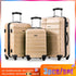 3pcs/set 4Color High Quality ABS+PC Rolling Luggage Lightweight Travel Suitcase On Wheels For Bussiness