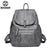 2018 Women Backpack high quality Leather  Fashion school Backpacks Female Feminine Casual Large Capacity Vintage Shoulder Bags