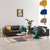 Panana Livingroom Furnitures 2/3 Fabric Seaters Sofa Couch Lounge Sofa Solid Hard Wood Feet Iron Frame Sofa Body